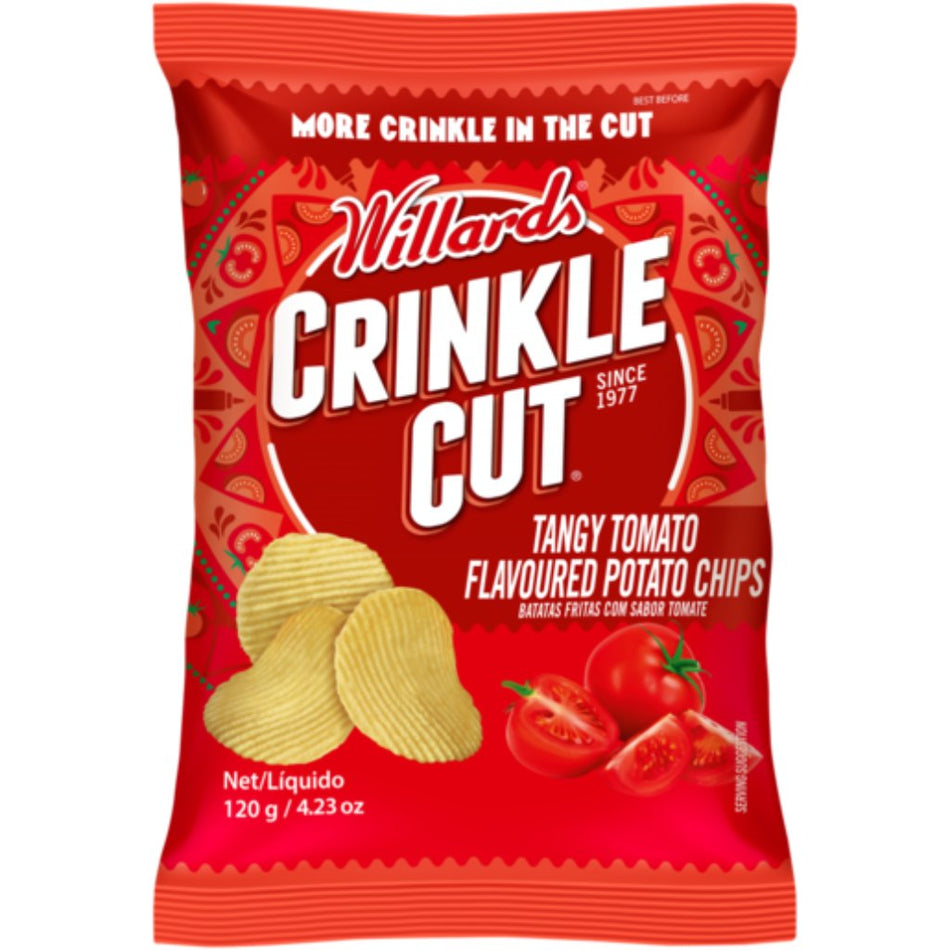 Willards Potato Chips Crinkle Cut 120G