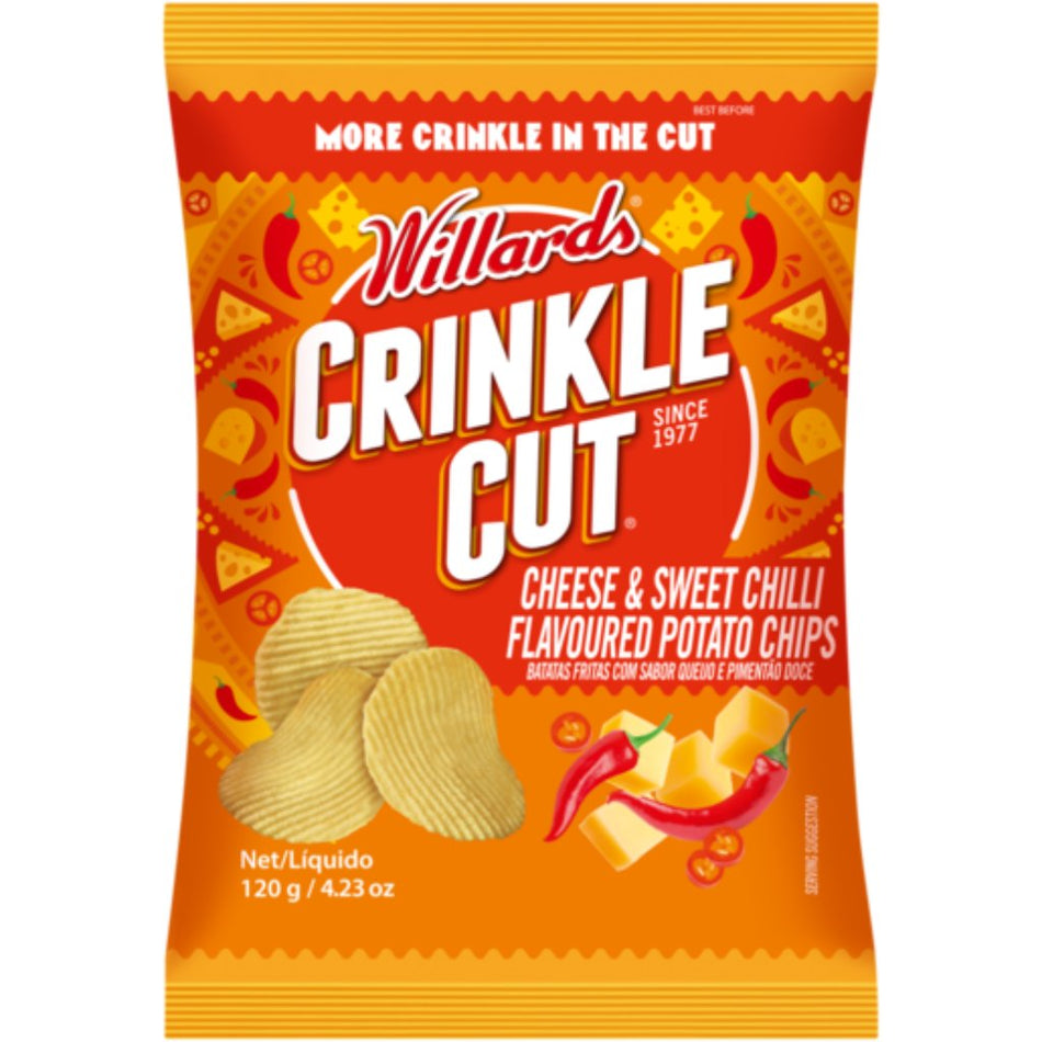 Willards Potato Chips Crinkle Cut 120G