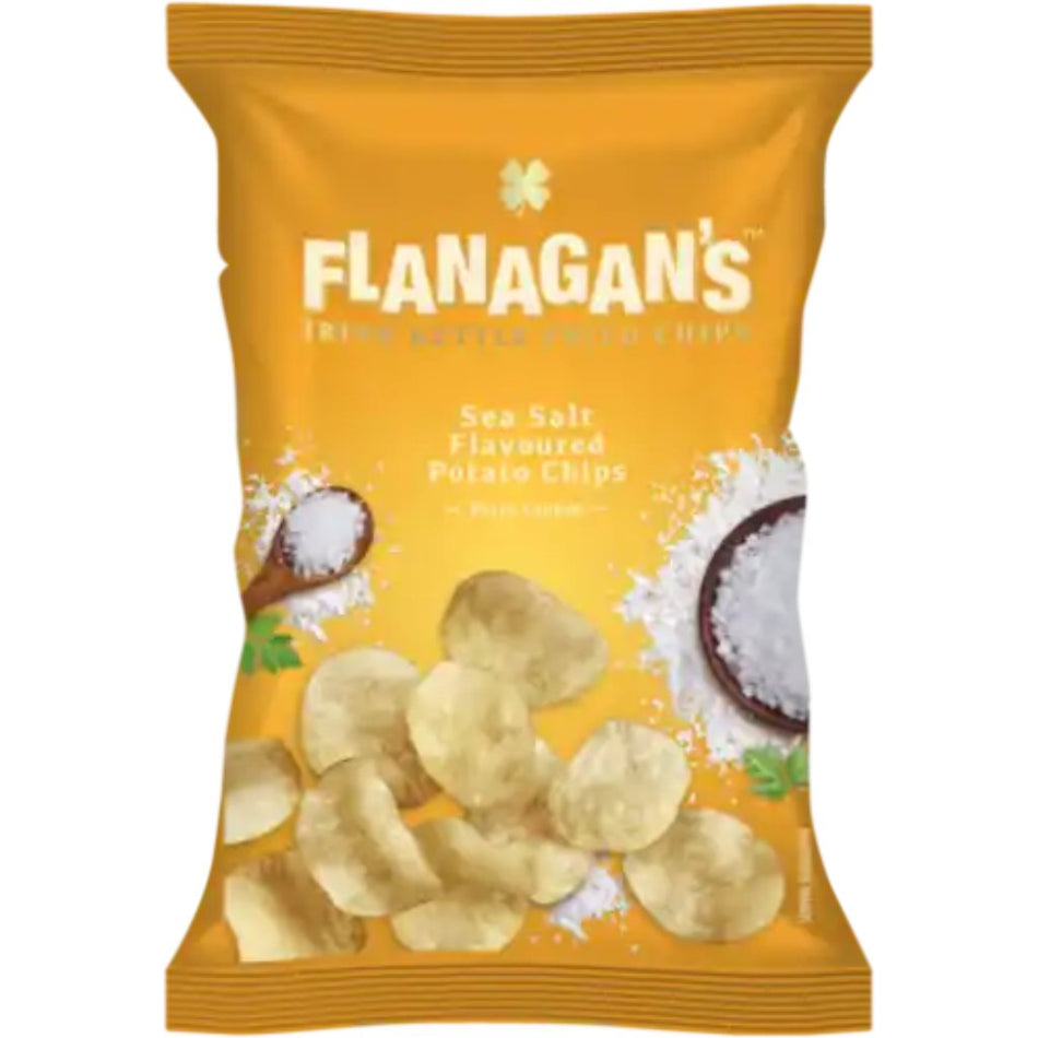 Flanagans Potato Chips Sea Salt 120G