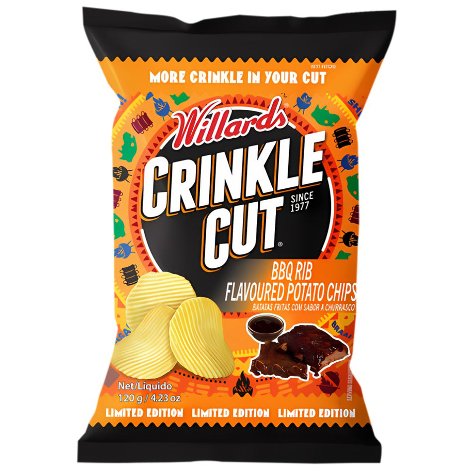 Willards Potato Chips Crinkle Cut 120G