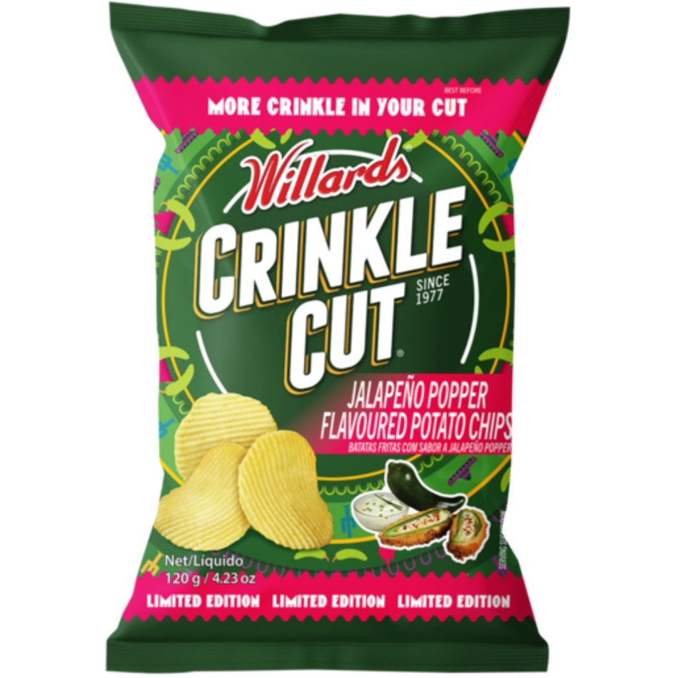 Willards Potato Chips Crinkle Cut 120G