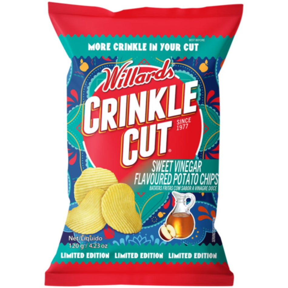 Willards Potato Chips Crinkle Cut 120G