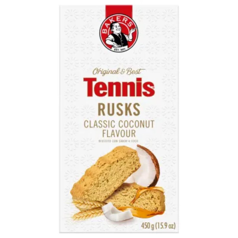 Bakers Rusks Classic Coconut Tennis 450G