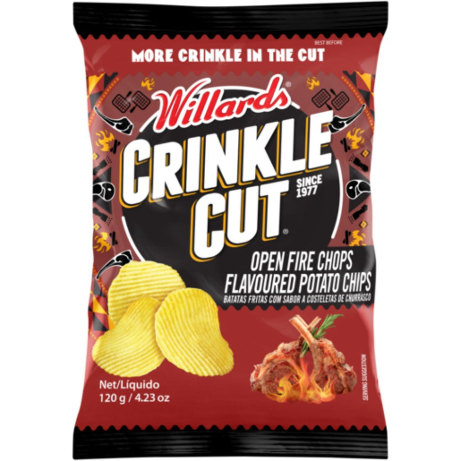 Willards Potato Chips Crinkle Cut 120G