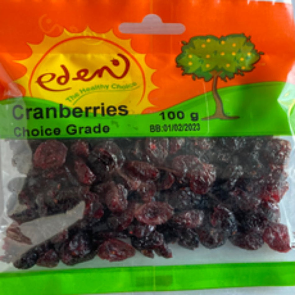Eden Cranberries 100G -