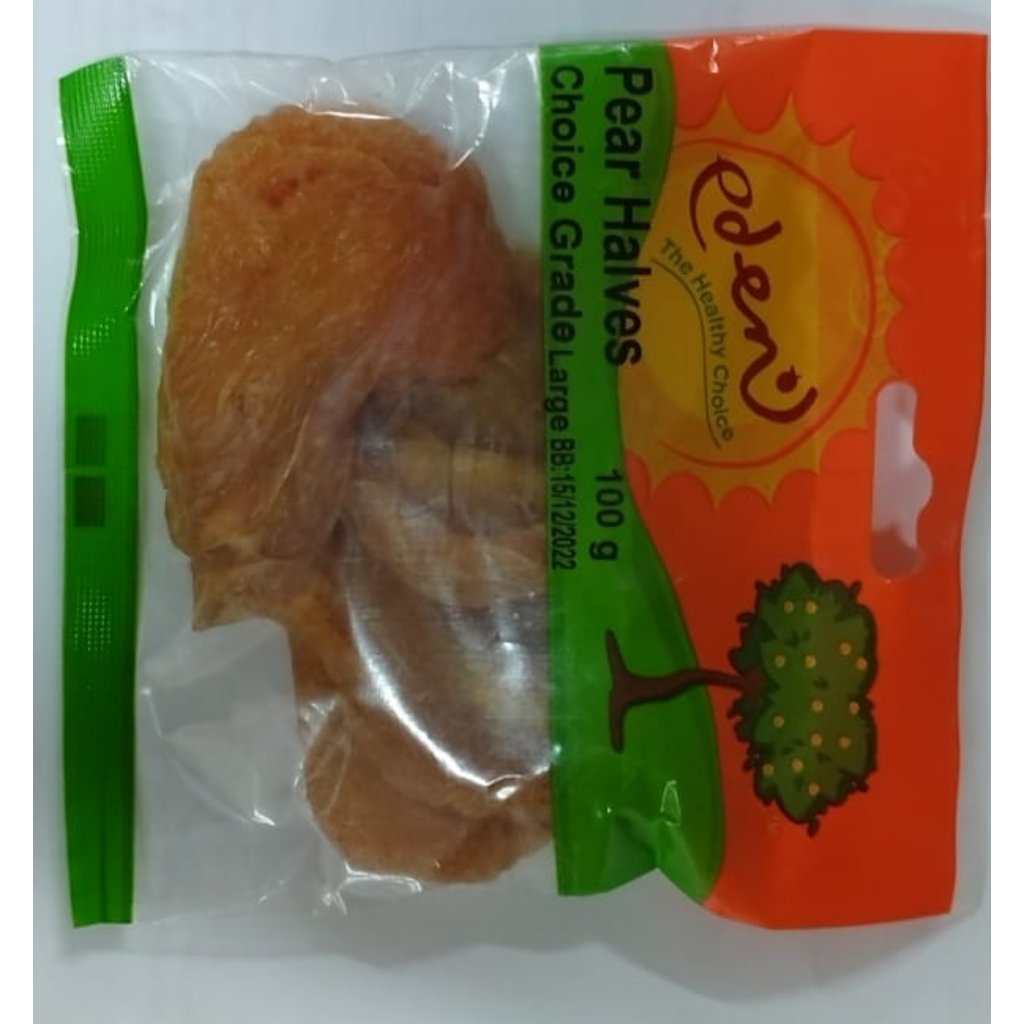 Eden Dried Fruit Sundried Pear 100G -