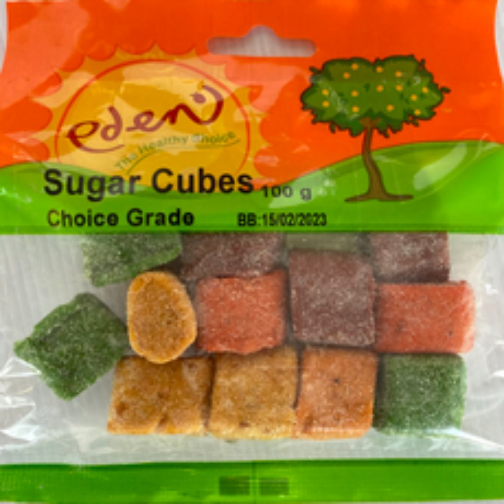 Eden Dried Fruit Sugar Cubes 100G -