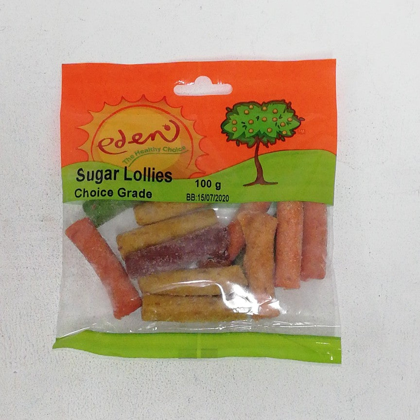Eden Sugar Lollies 100G -