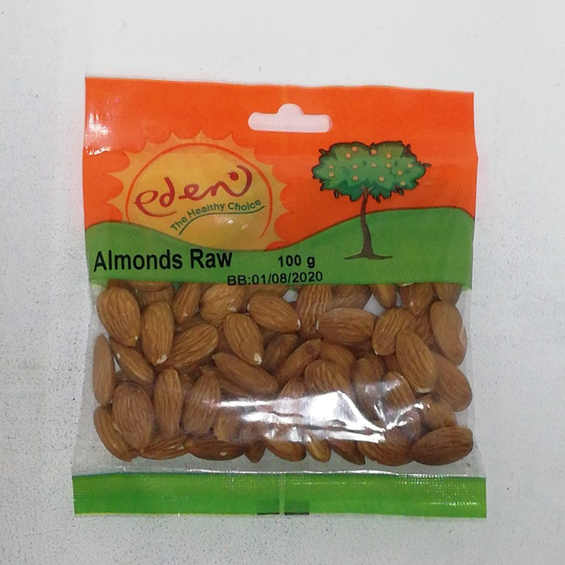 Eden Almonds Raw 100G -