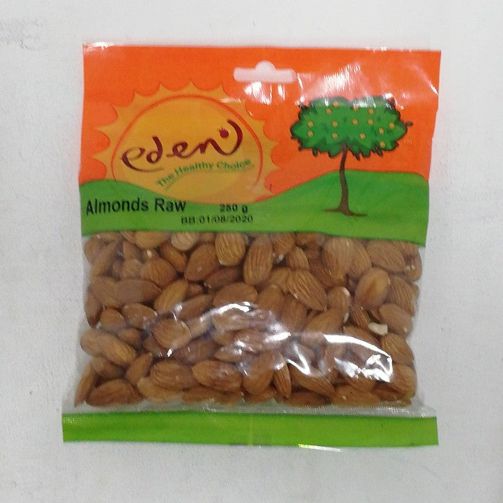 Eden Almonds Raw 250G -