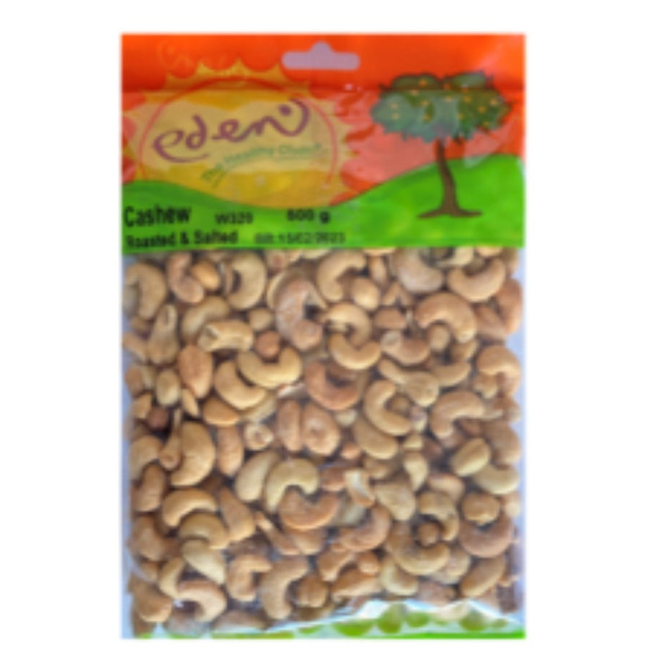 Eden Cashew Roasted & Salt 500G -