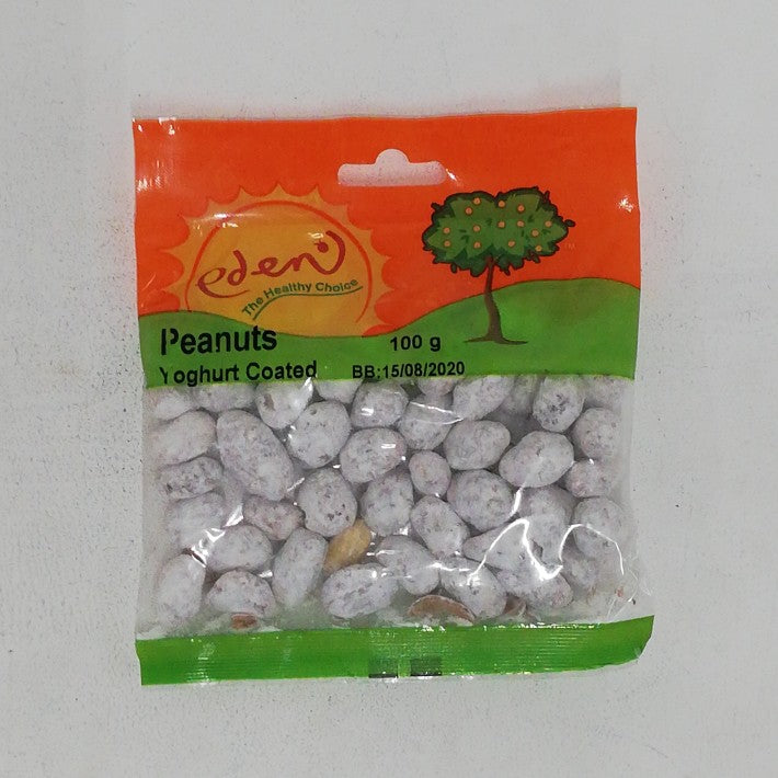 Eden Peanuts Yoghurt Coated 100G -