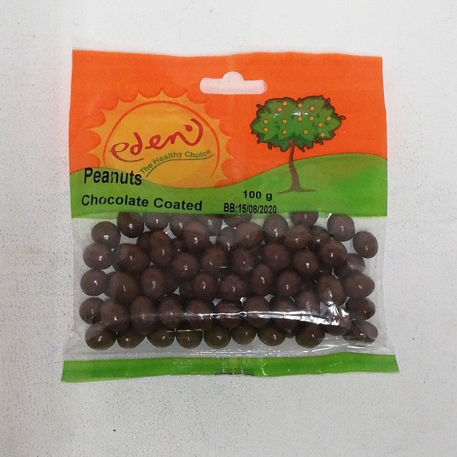 Eden Peanuts Chocolate Coated 100G -