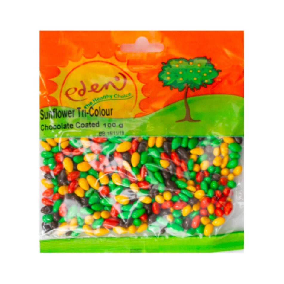 Eden Sunflower Tri-Colour Chocolate 100G -