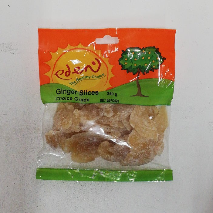 Eden Ginger Slices 250G -