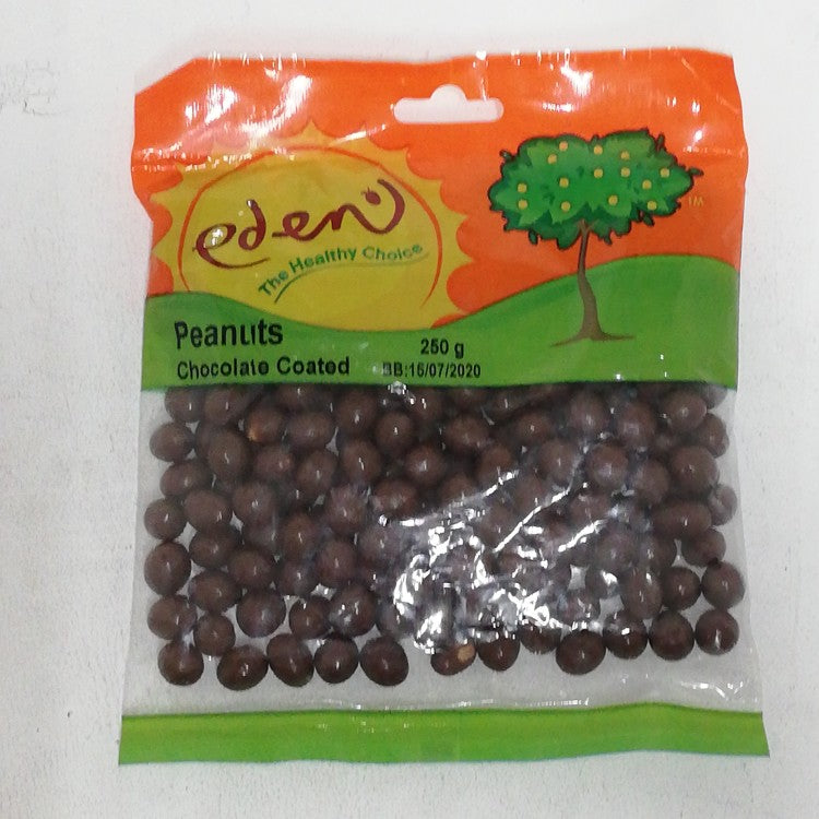 Eden Peanuts Chocolate Coated 250G -