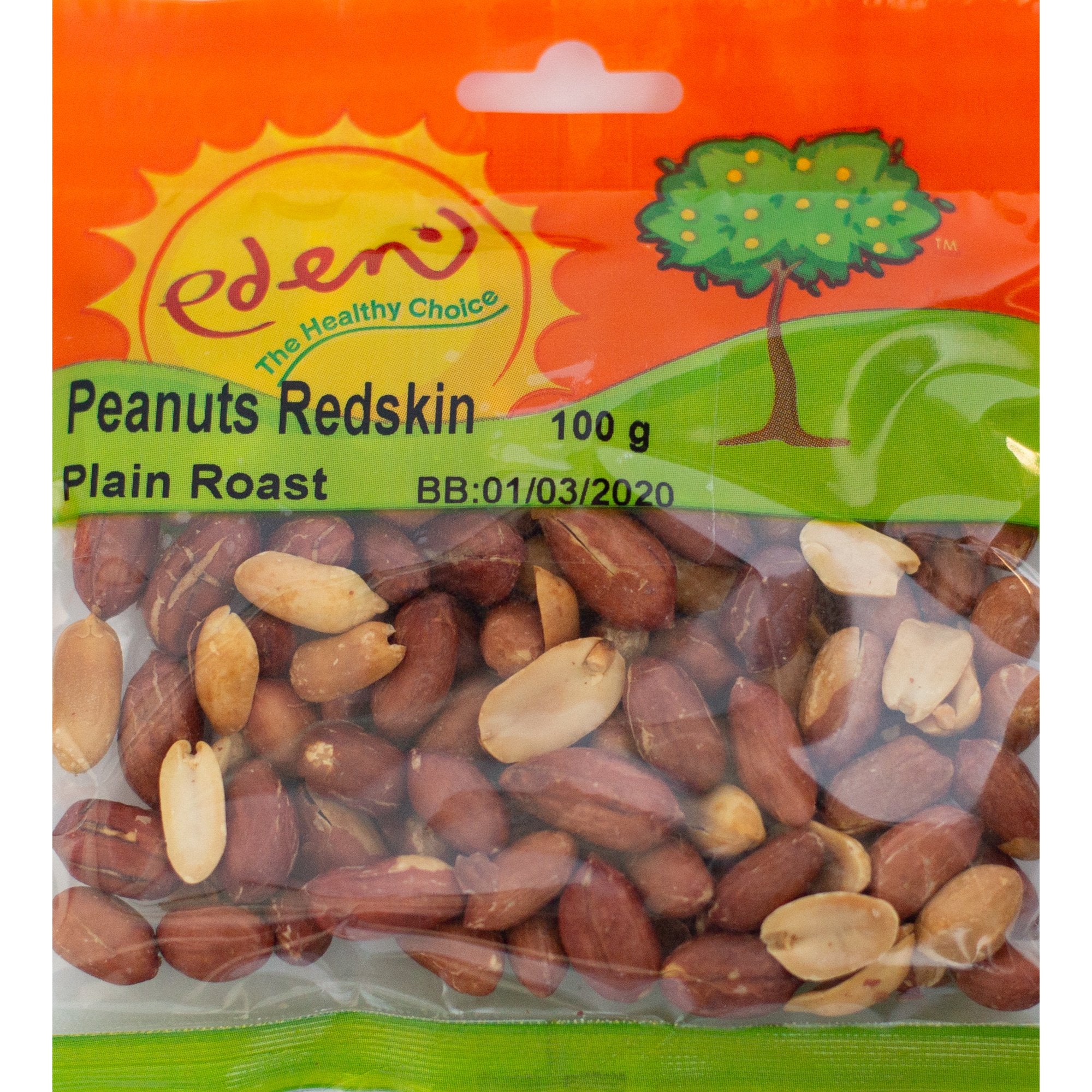 Eden Peanuts Redskin 100G -