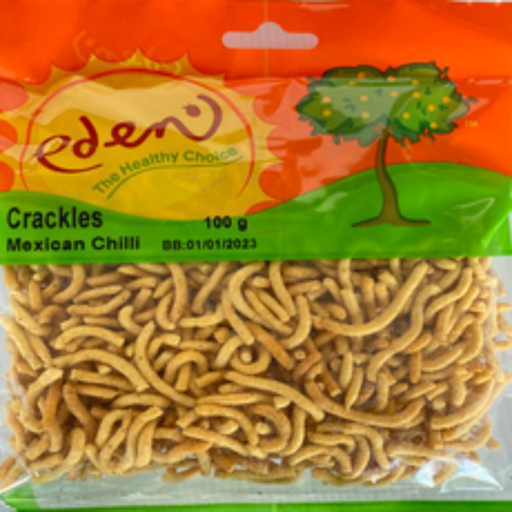 Eden Snack Crackels Mexican Chilli 100G -