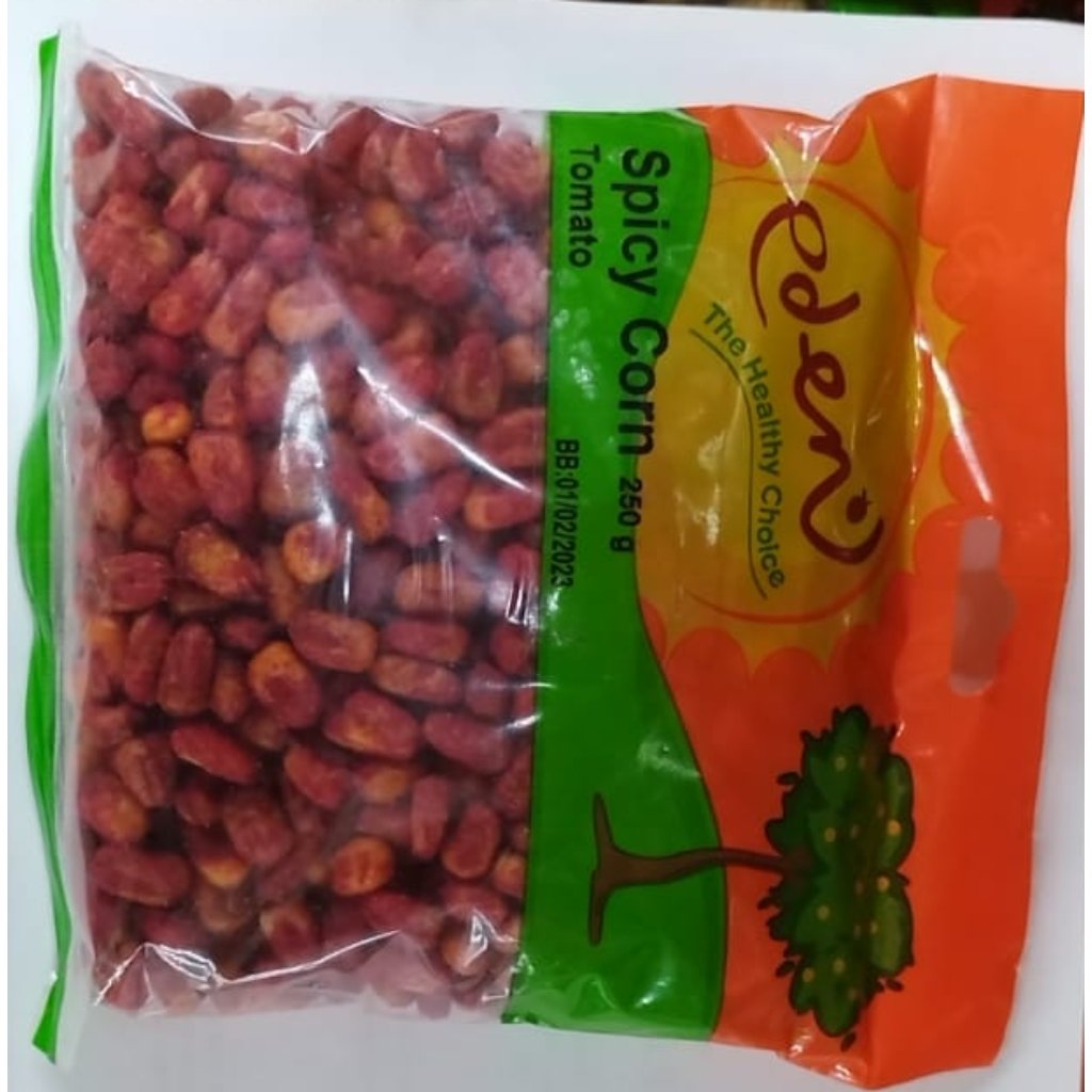 Eden Spicy Corn 250G Tomato
