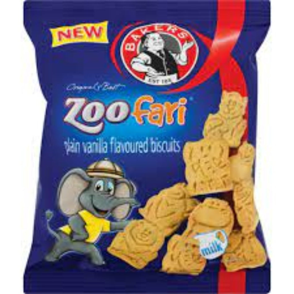 Bakers Biscuits Zoofari Vanilla 40G