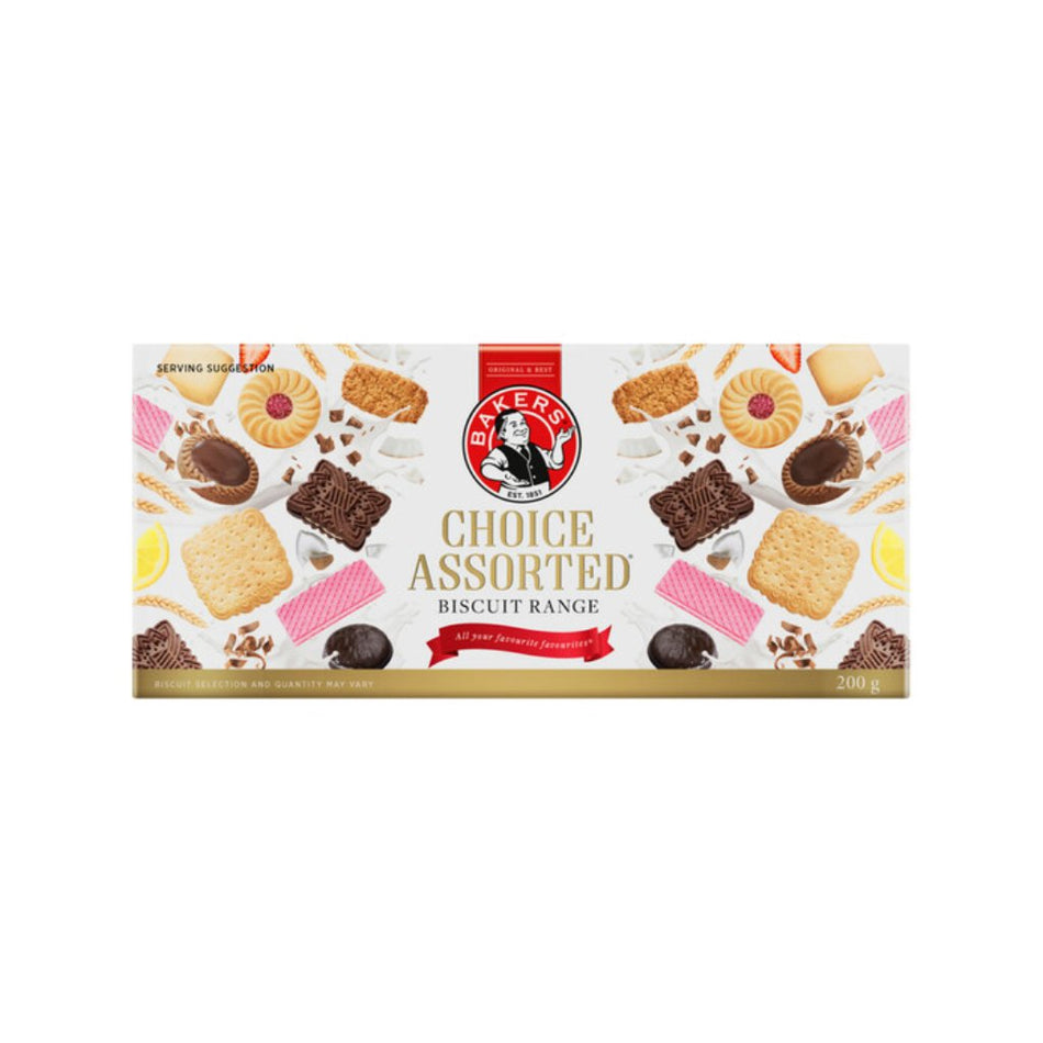 Bakers Biscuits Choice Assorted 200G