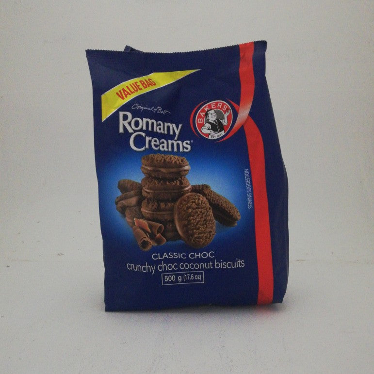 Bakers Biscuits Romany Creams Classic Choc 500G
