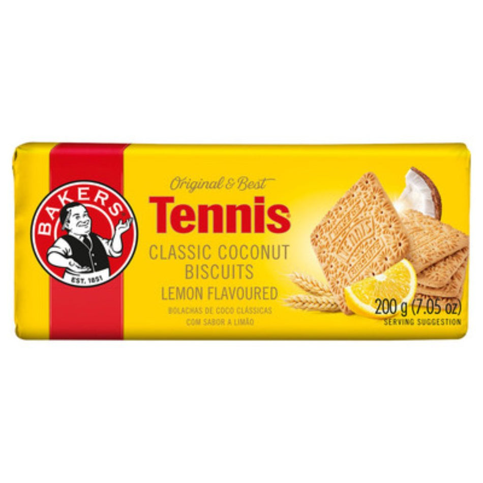 Bakers Biscuits Tennis Lemon 200G