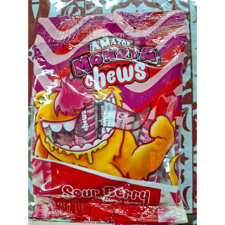 Amazon Chews Monsta Sour Berry 16 Pack