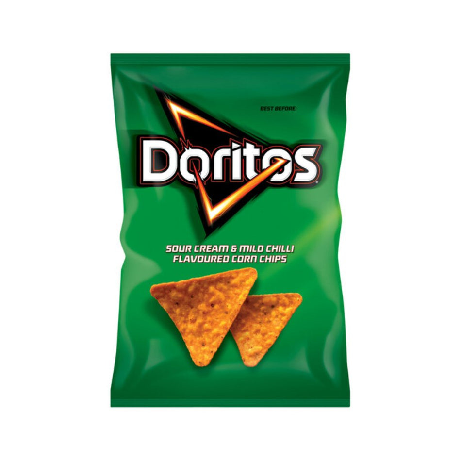 Doritos Corn Chips Sour Cream & Mild Chilli 145G