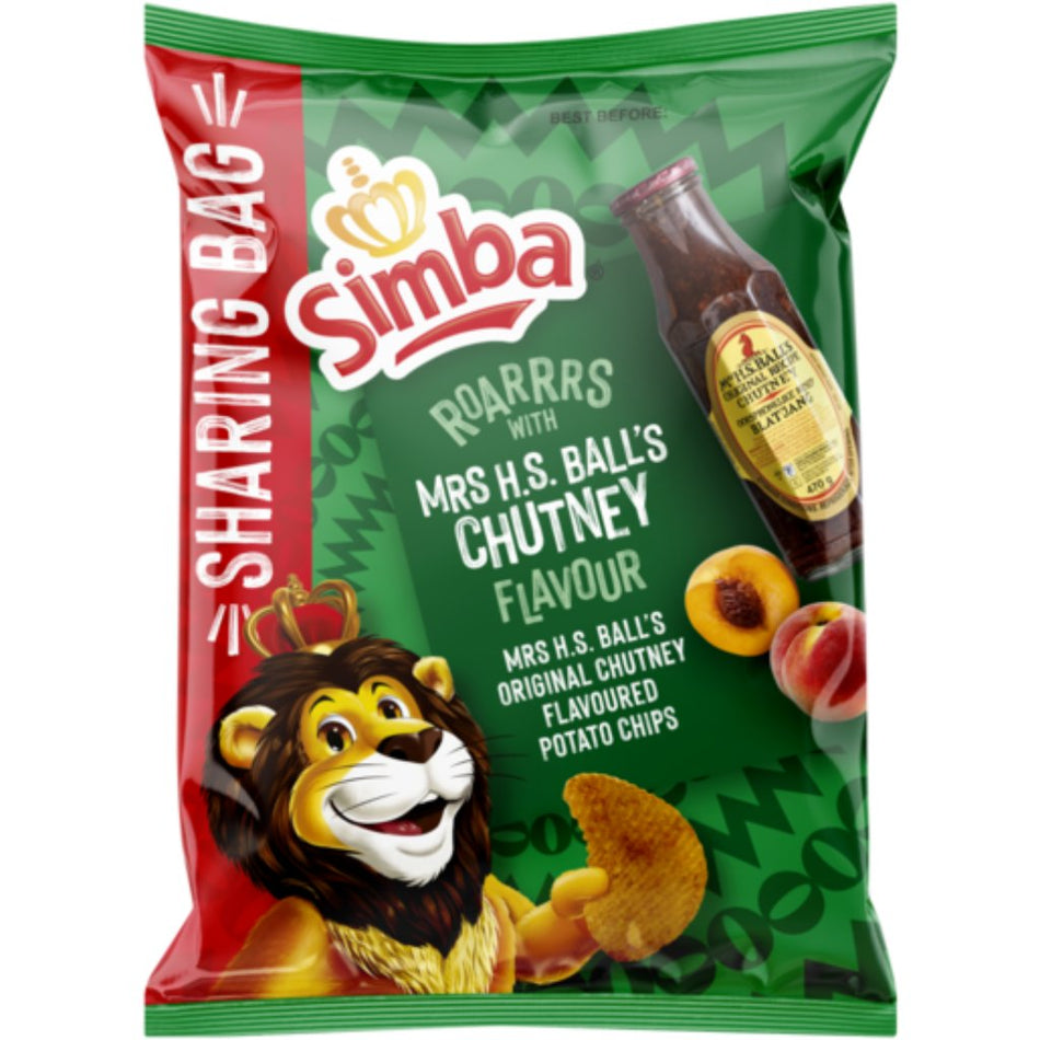 Simba Potato Chips Mrs Balls Chutney 200G