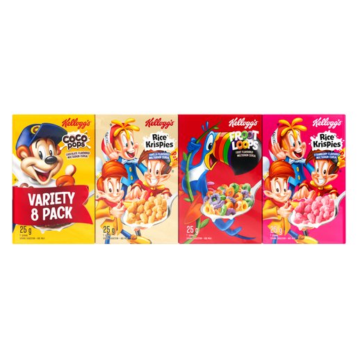 Kelloggs Variety Cereal 8 Pack 25g