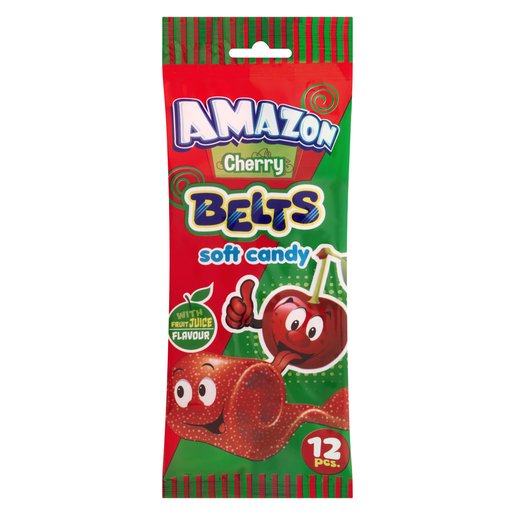 Amazon Cherry Soft Candy Belts 80g