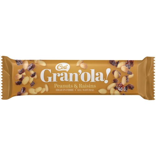 Coti Peanuts & Raisins Bar 40g