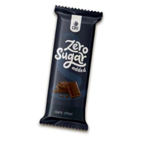 Coti Zero Sugar Chocolate Slab 80G Dark