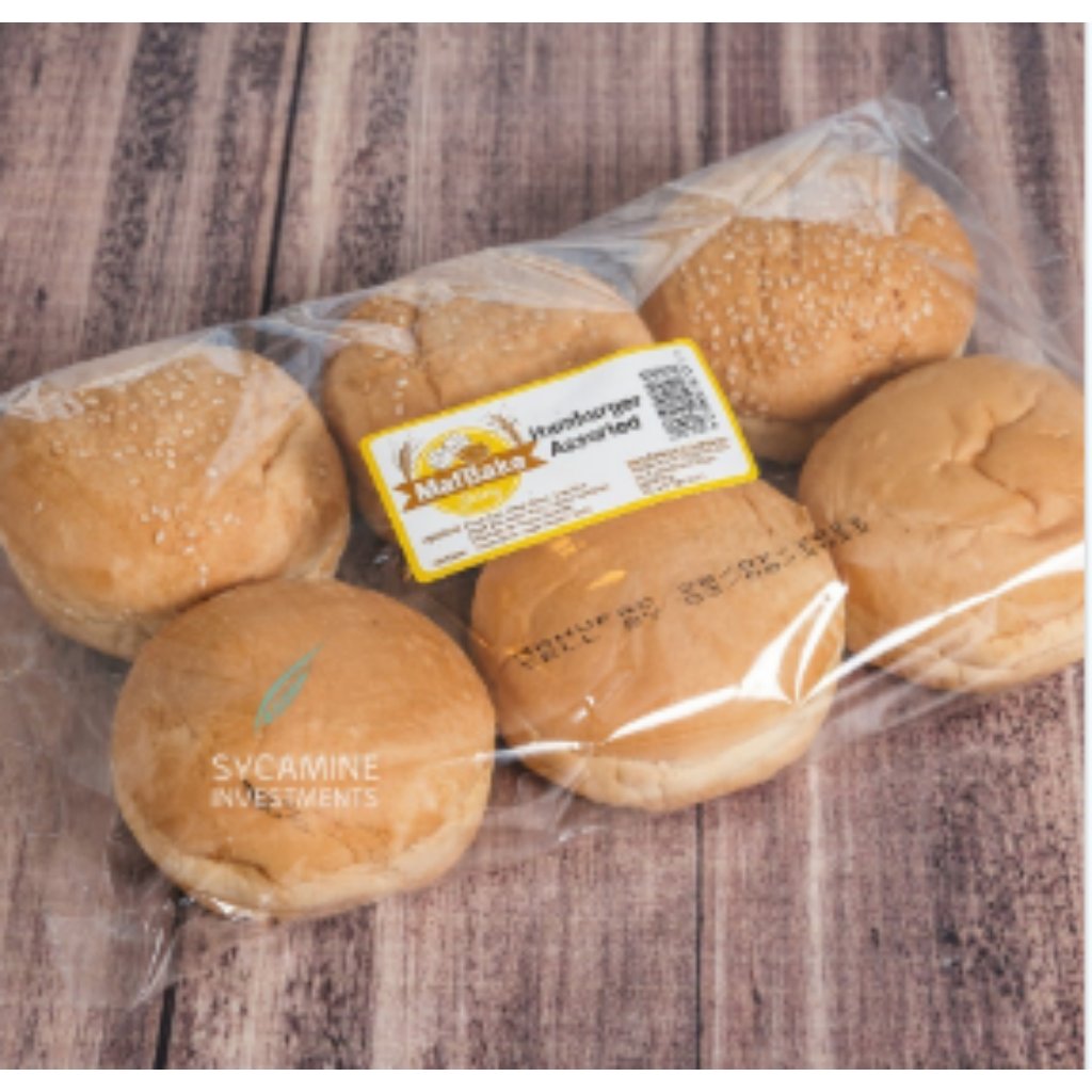 Mafbake Hamburger Buns Assorted 6'S -