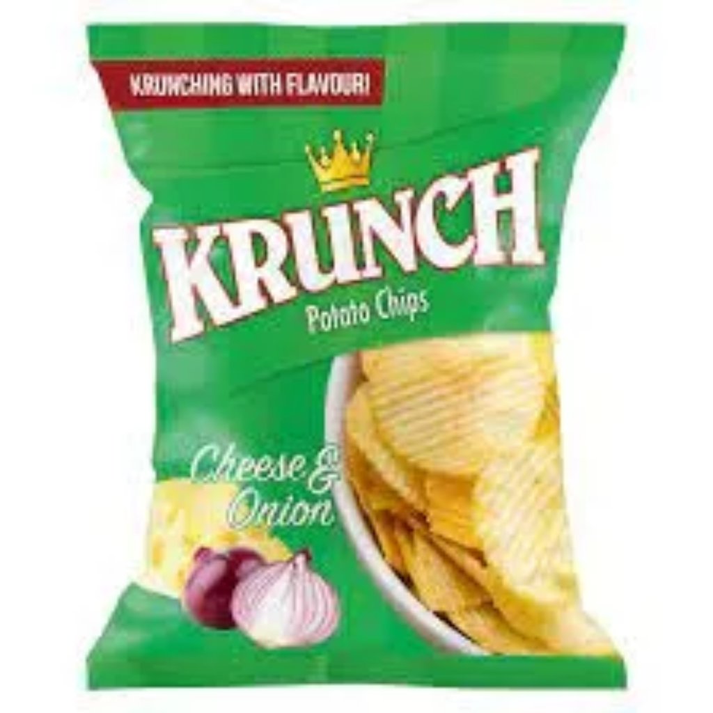 Krunch Potato Chips 30G Cheese & Onion