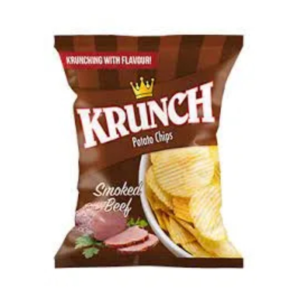 Krunch Potato Chips 30G Smoked Beef