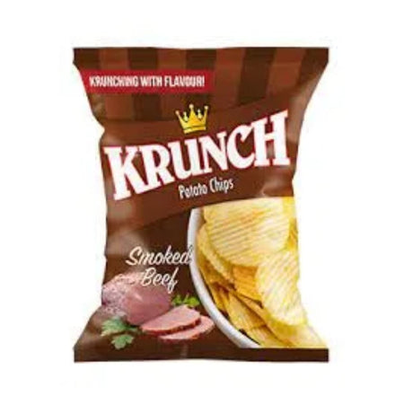 Krunch Potato Chips 30G Smoked Beef