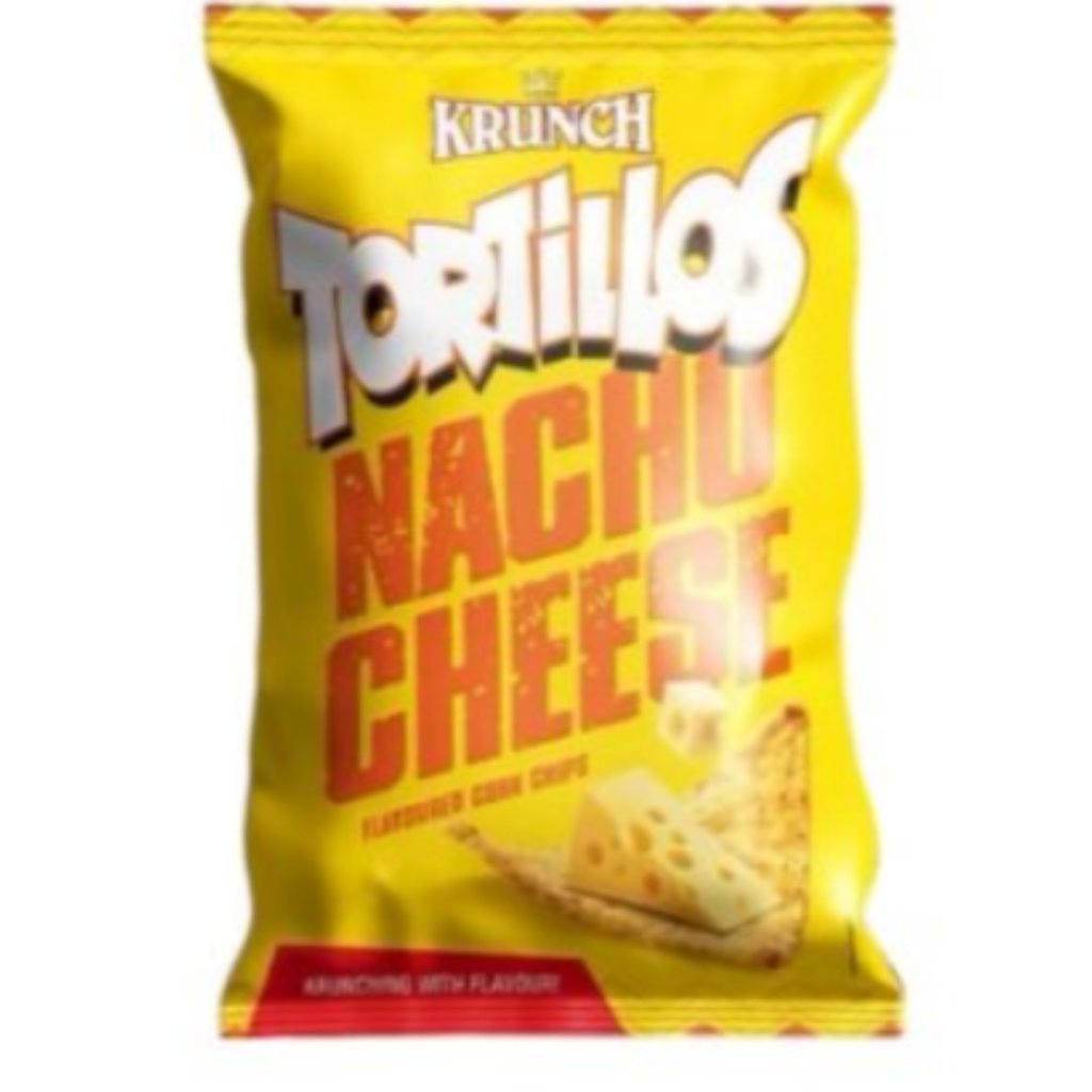 Krunch Tortillos Corn Chips 145G Nacho Cheese