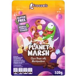 Froozels Planet Marsh Choco Hoops with Marshmallows 320g