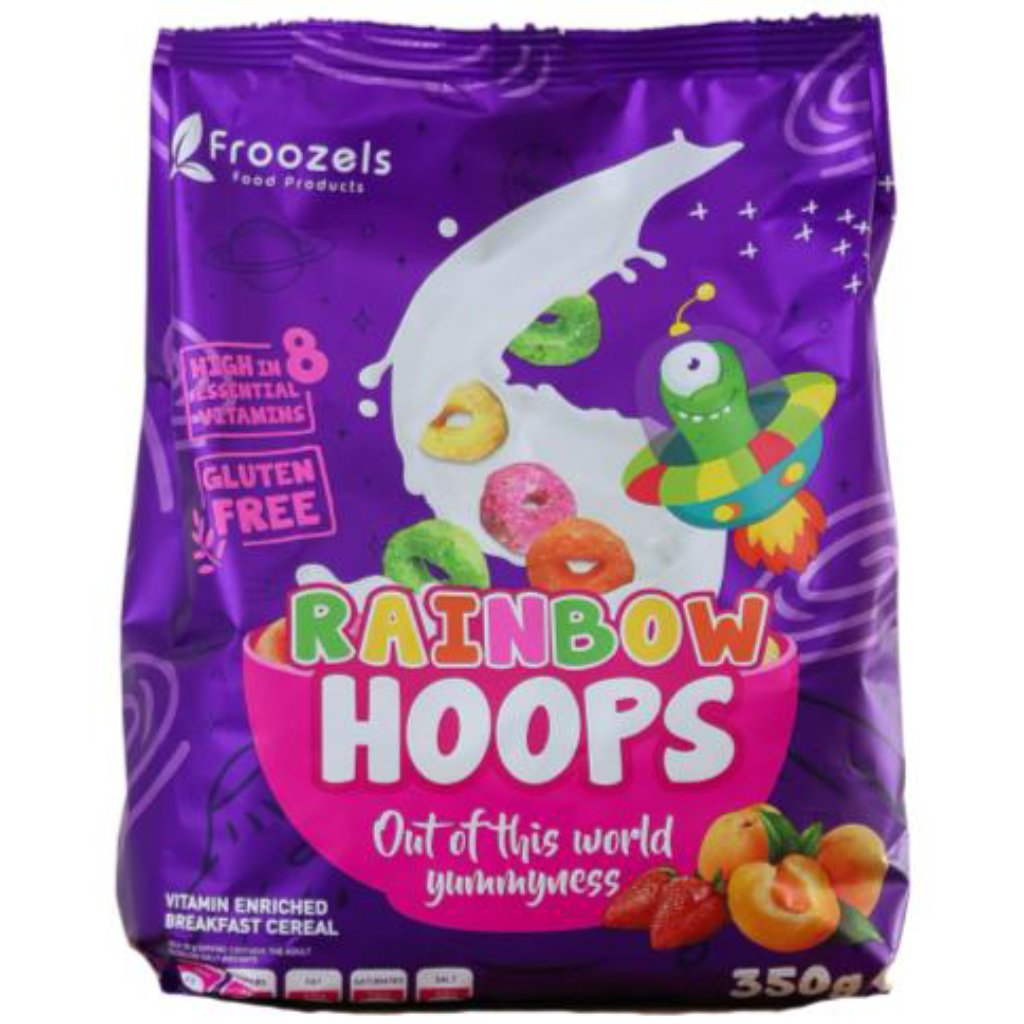 Froozels Cereal Rainbow Hoops 350G DEFAULT TITLE