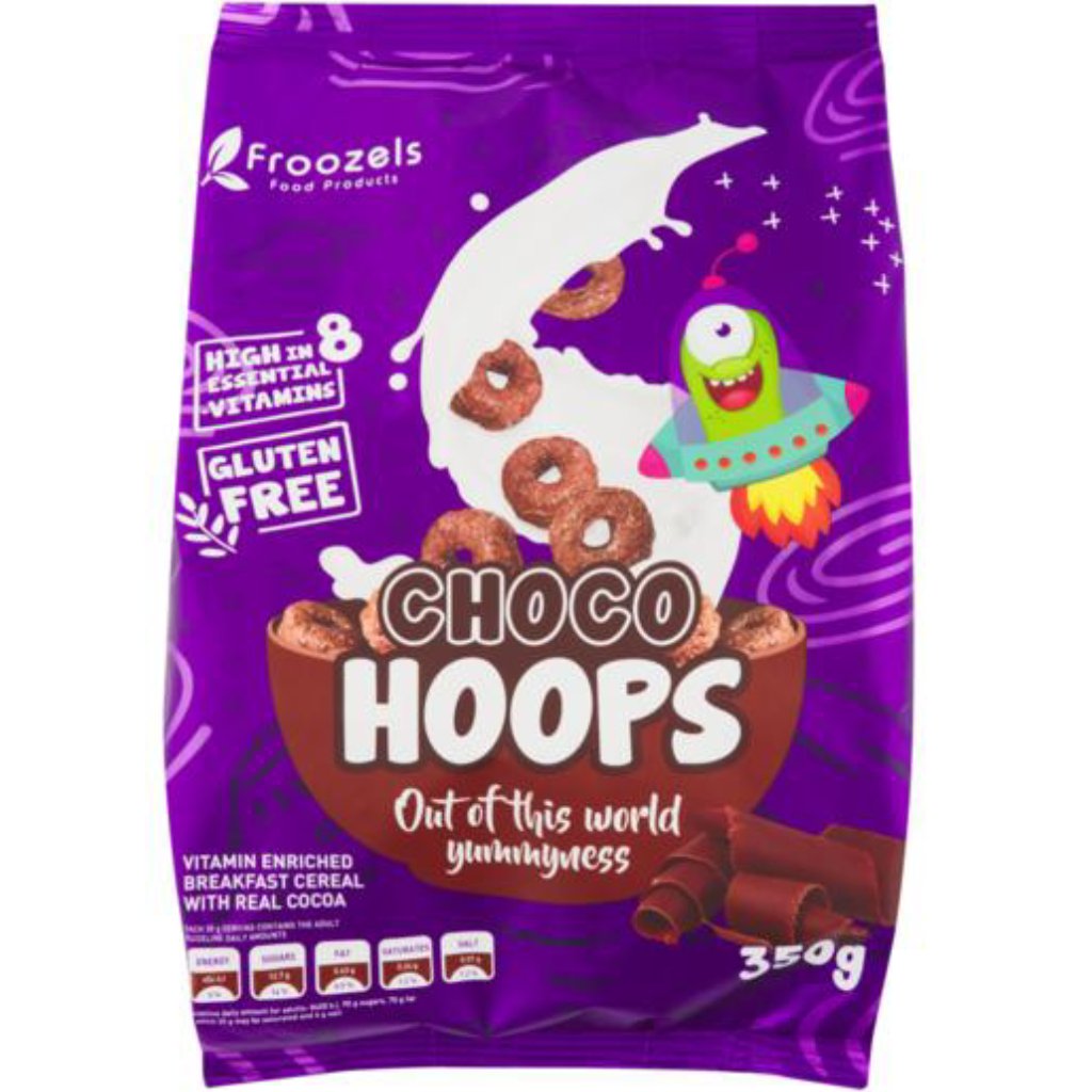 Froozels Cereal Choco Hoops 350G DEFAULT TITLE