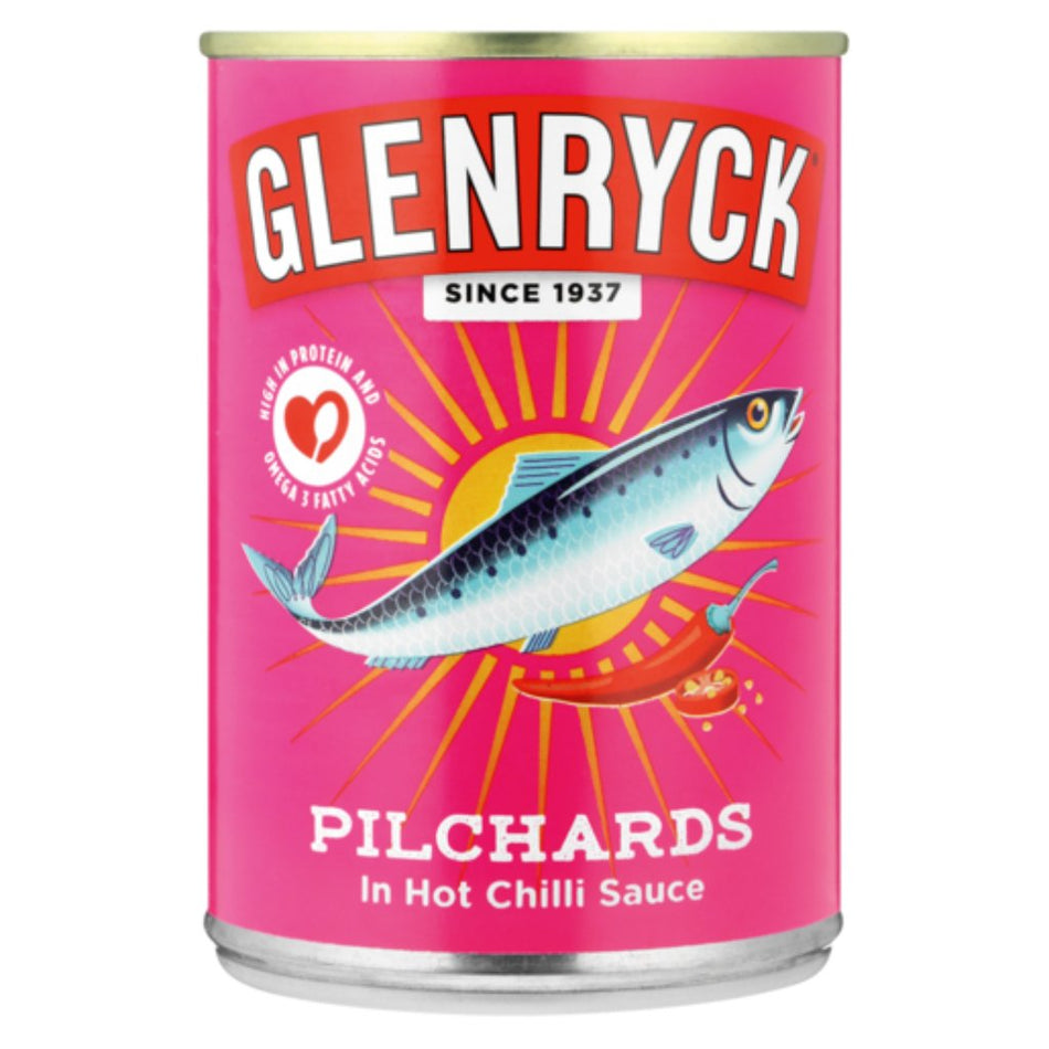 Glenryck Pilchards Hot Chilli Sauce 400G