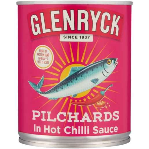 Glenryck Pilchards Hot Chilli Sauce 215G -