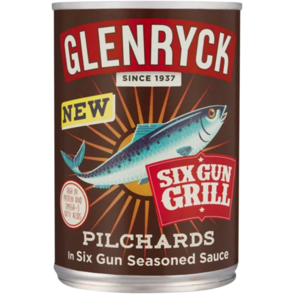 Glenryck Pilchards Six Gun Sauce 400G