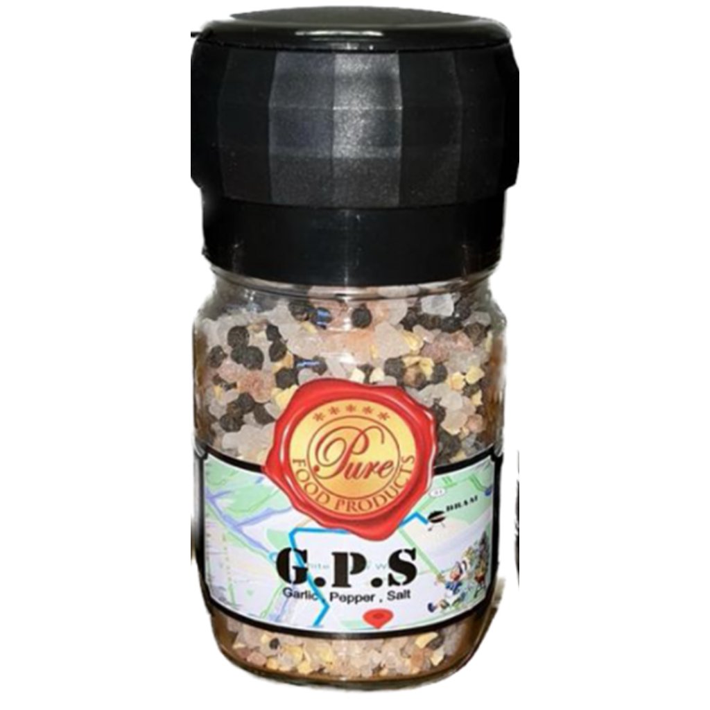 Rob's Spice Garlic Pepper Salt Mix Grinder 250ML DEFAULT TITLE