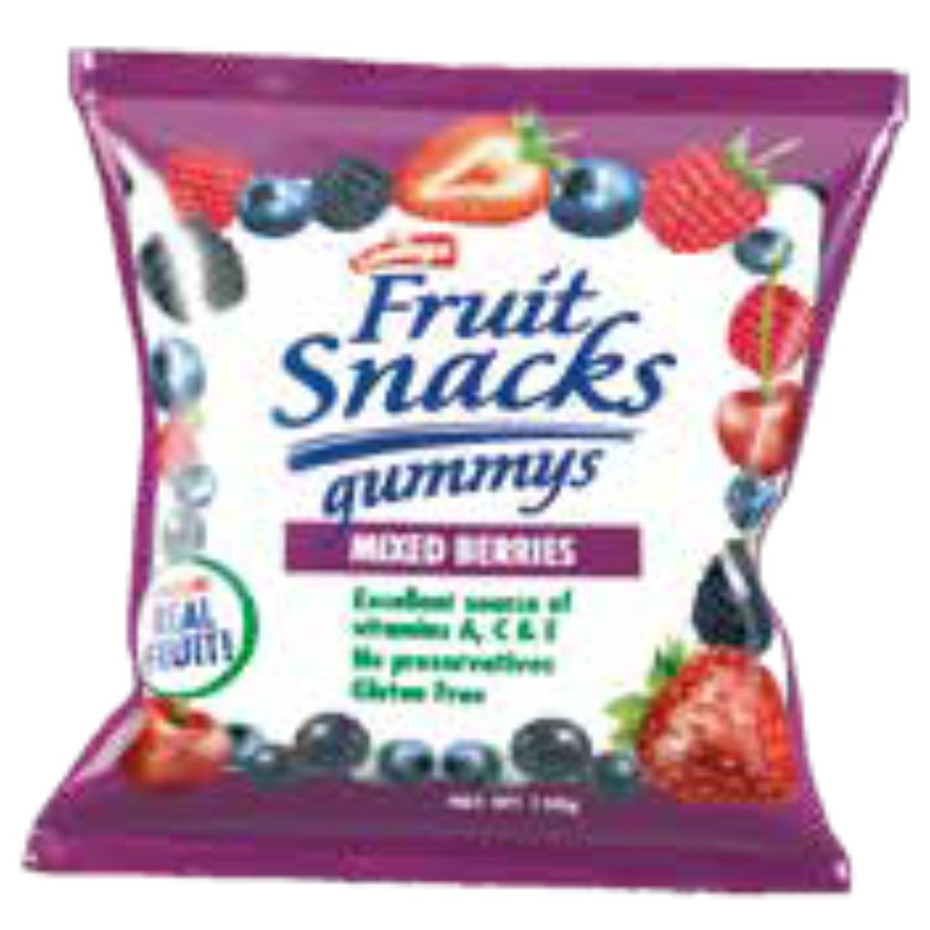Schwinga Fruit Snacks Gummys 150G Mixed Berry