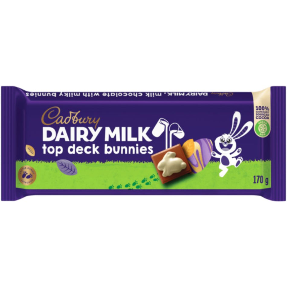 Cadbury Chocolate Top Deck Bunnies 170G