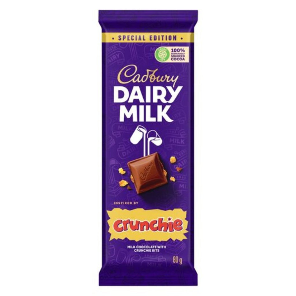 Cadbury Chocolate Dairy Milk Crunchie 80G