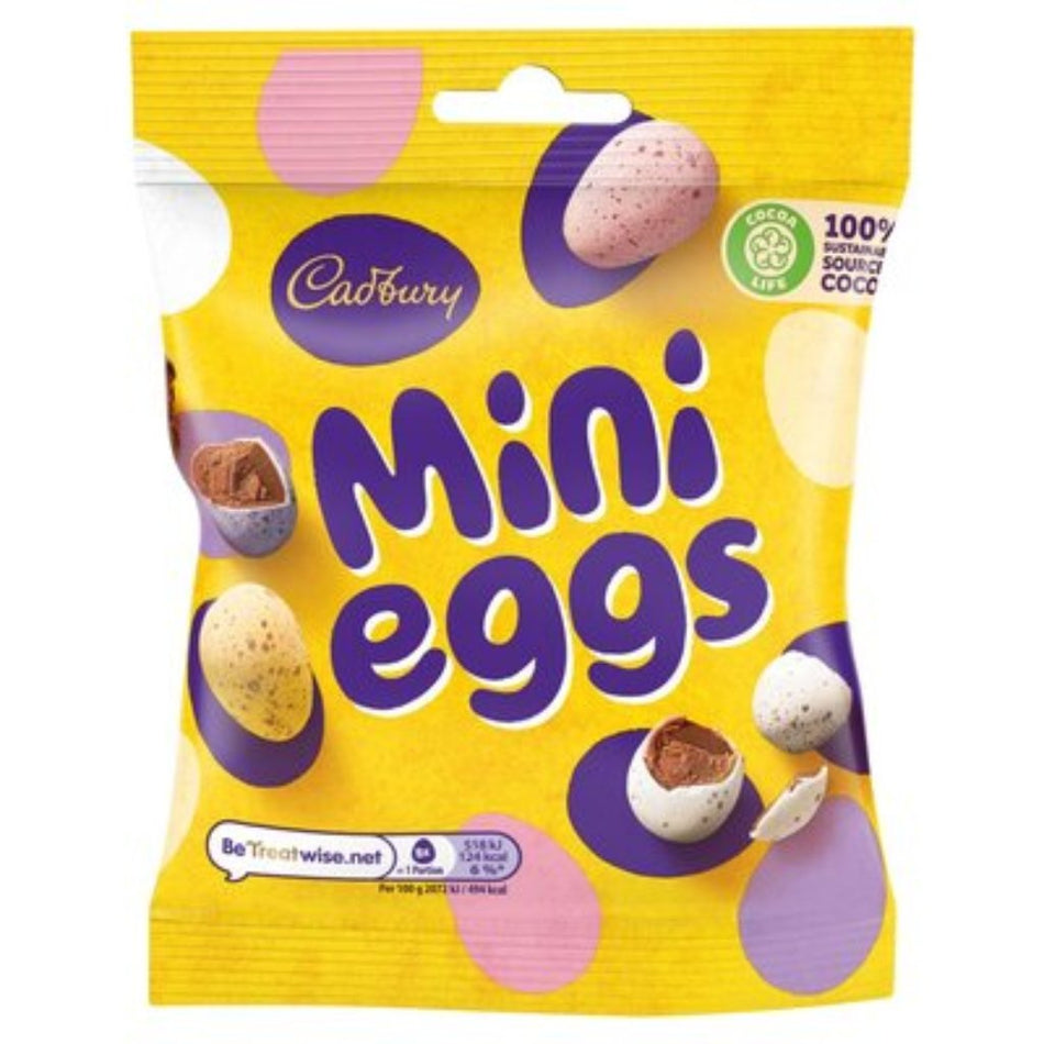 Cadbury Chocolate Minni Eggs 80G
